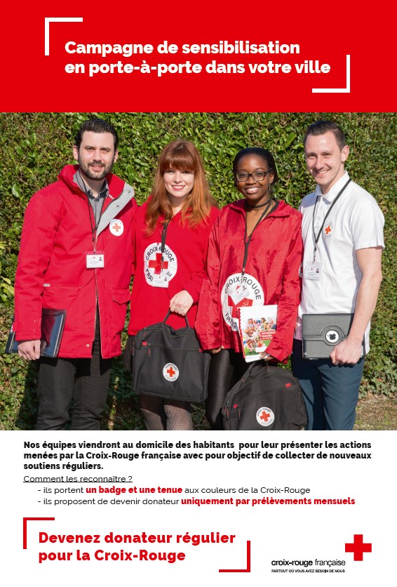 La Croix-Rouge : campagne de sensibilisation