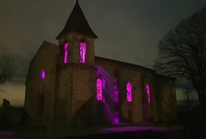 Dernières actualités - Illuminations et mises en lumière de l'église de Boé Village