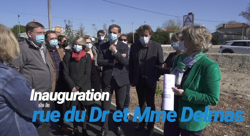 Clip vidéo de l'inauguration de la rue du Docteur et Madame Delmas