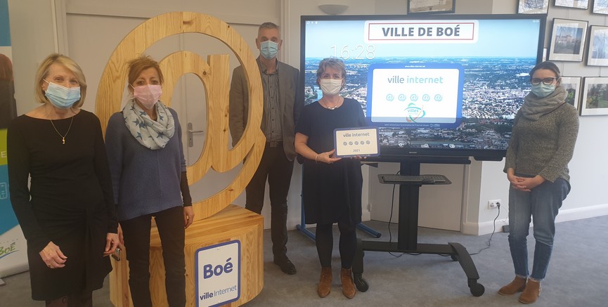 Dernières actualités - La ville de Boé obtient la mention « Territoire d'Excellence Numérique »