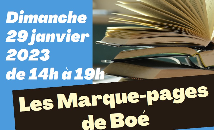 Actualité - Premier forum littéraire adulte : Les Marque-pages de Boé