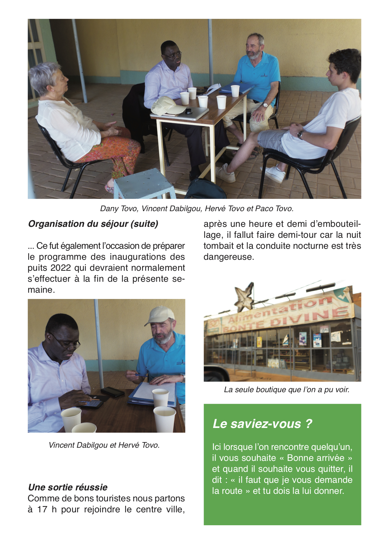 Journal de voyage au Burkina Faso - Lundi 28 février 2022 - page 2