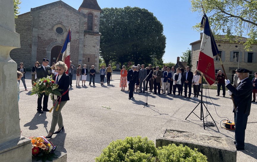 Dernières actualités - Cérémonies du 8 mai et remise du diplôme de porte drapeau à M. Jean Tombolato