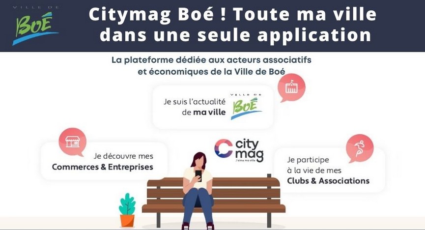 Dernières actualités - Réunion de présentation Citymag Boé - Toute ma ville dans une seule application