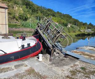 Interruption de navigation : écluse n°27 du Petit Bézy PK 71.2 (canal latéral à la Garonne)
