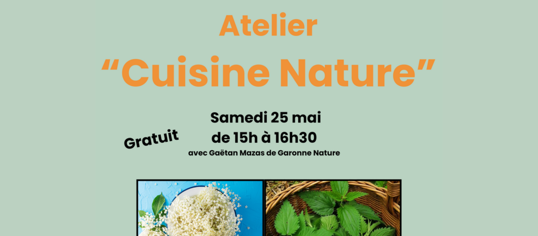 Agenda - Atelier cuisine nature